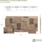 Ekena Millwork 49"W x 24 1/2"H x 1 1/4"D Castle Rock Stacked Stone, StoneWall Faux Stone Siding Panel, Smokey Ridge PNU24X48CRSR - alternate 4